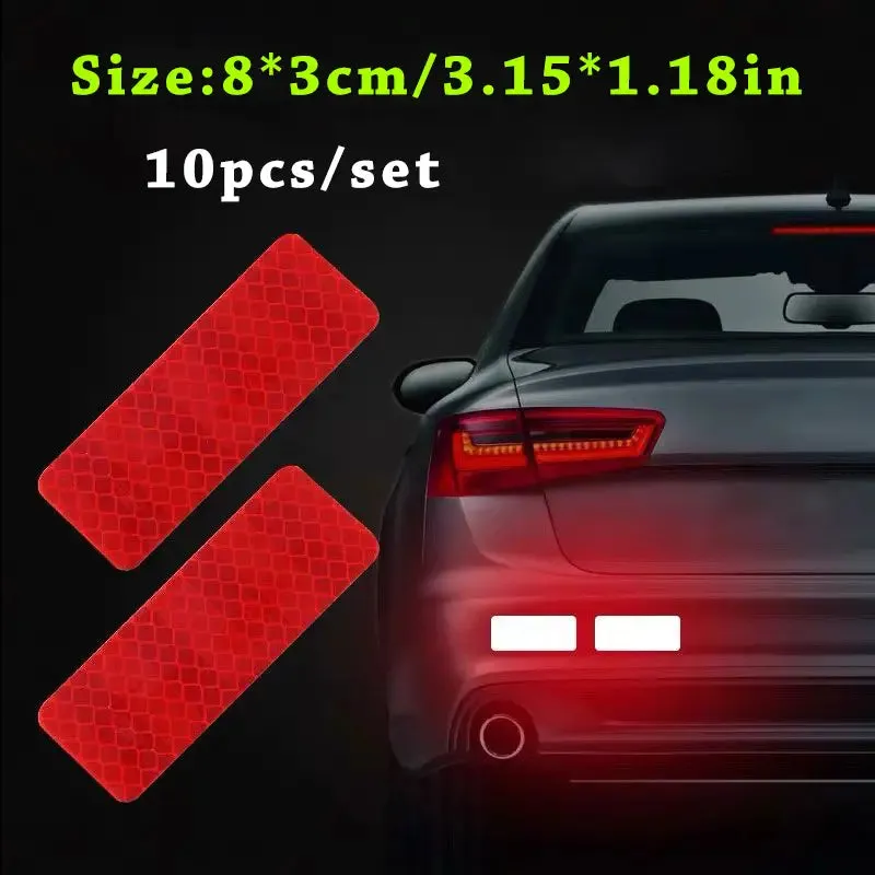 Car Truck Bumper Safety Reflective Warning Strip Stickers