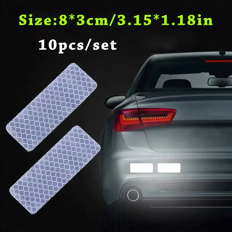 Car Truck Bumper Safety Reflective Warning Strip Stickers