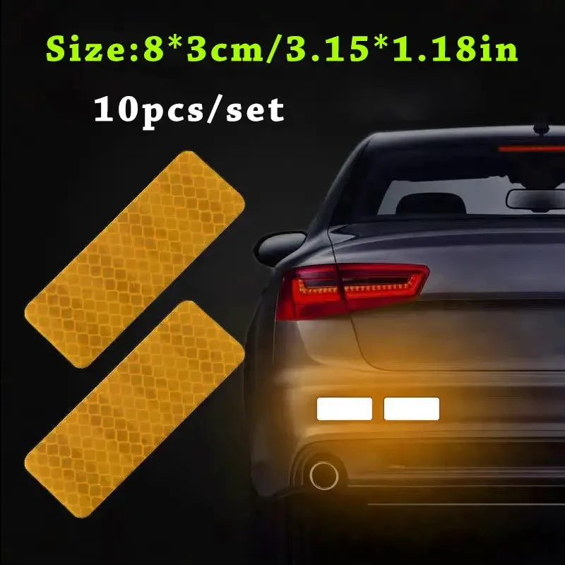 Car Truck Bumper Safety Reflective Warning Strip Stickers