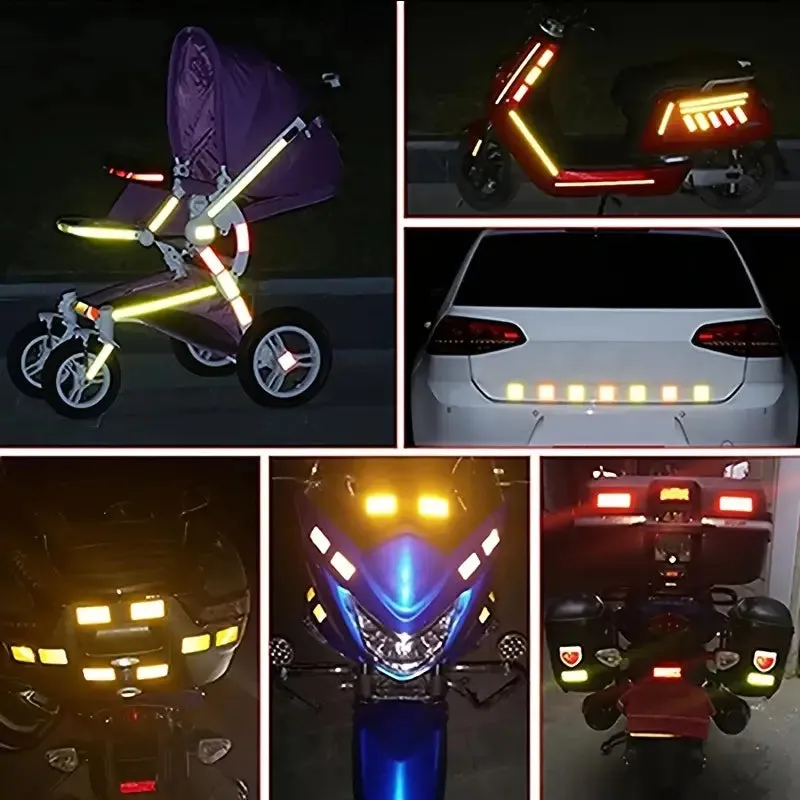 Car Truck Bumper Safety Reflective Warning Strip Stickers