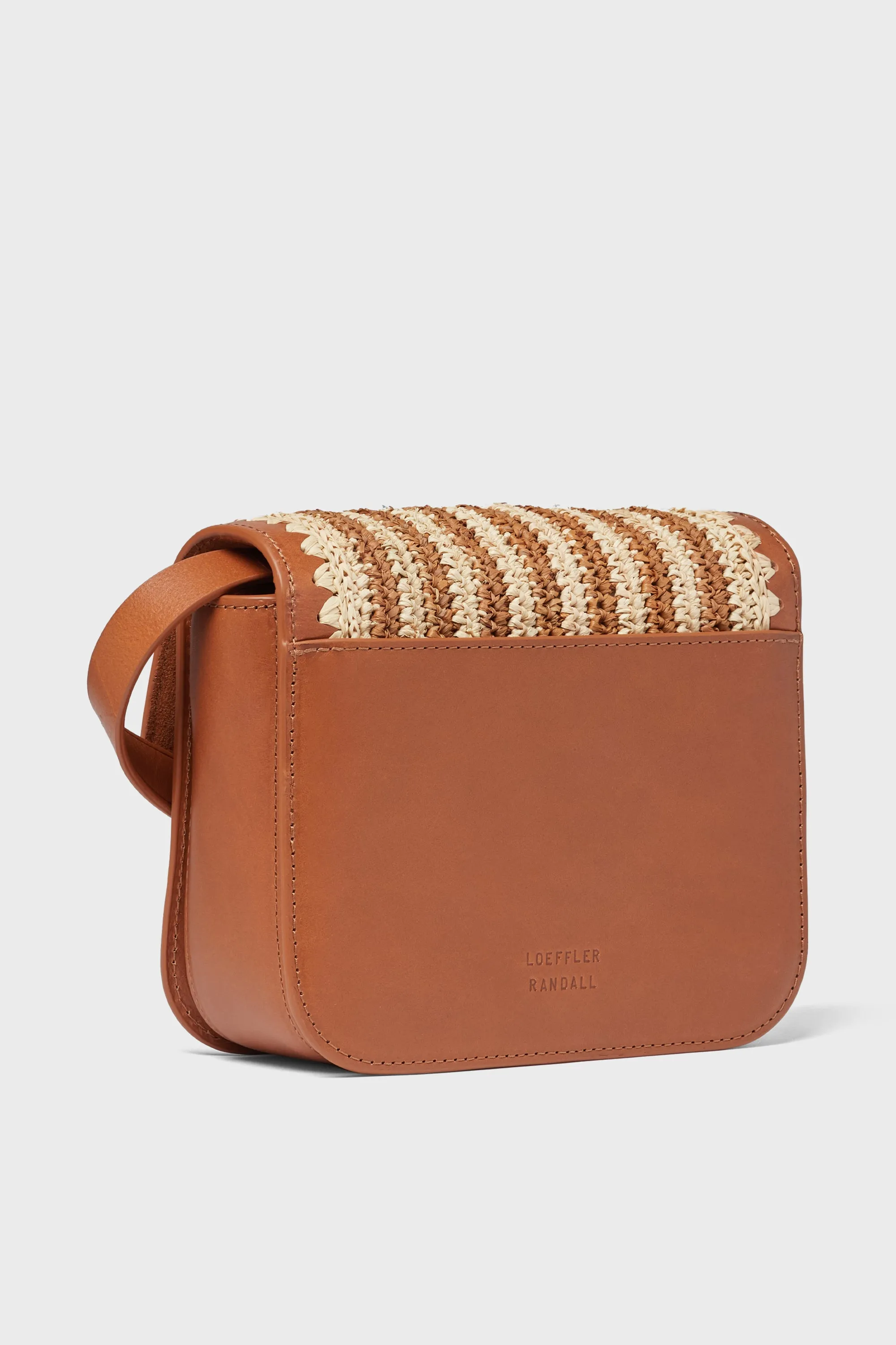 Natural Brown Kenton Crochet Crossbody
